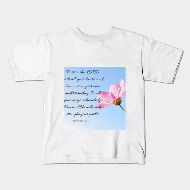 Proverbs Kids T-Shirt by Raiza